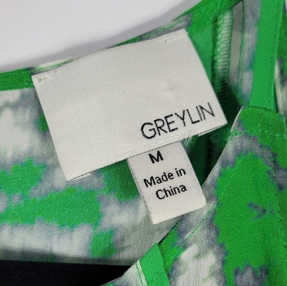 Greylin Silk Dress #397 Size M - Picture 3 of 13